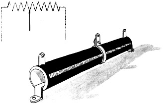 Adjustable resistor and its schematic symbol - RF Cafe