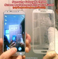 Samsung Galaxy S4 Smartphone 'Selfie' Showing Glass Replacement - RF Cafe