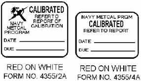 CALIBRATED—REFER to REPORT label - RF Cafe