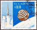 French A-1 (Astérix) satellite stamp (123RF) - RF Cafe