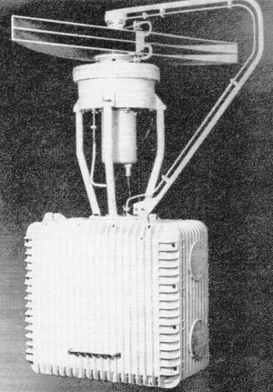 Transmitter-receiver unit and double antenna of Q-band radar - RF Cafe