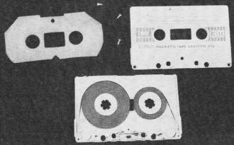 Disassembled tape cassette - RF Cafe