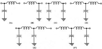 Electrical circuits of subminiature electromagnetic filters - RF Cafe