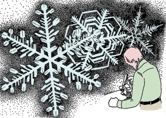 How Come No Two Snowflakes Are Alike? , 1986 Old Farmer's Almanac - RF Cafe