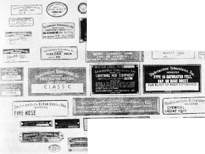 These are only a few of the authorized labels used by U.L. to designate approved equipment - RF Cafe