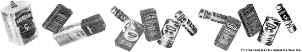 1950s vintage Eveready dry cell packages - RF Cafe