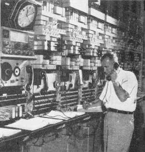 Mobile telephone transmitter and receiver control panels at Pacific Telephone & Telegraph Co. - RF Cafe