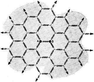 Hexagonal resistor network - RF Cafe