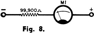 Schematic for meter movement - RF Cafe
