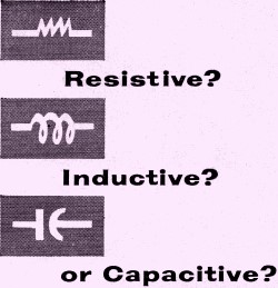 Resistive? Inductive? or Capacitive? Quiz, October 1960 Popular Electronics - RF Cafe