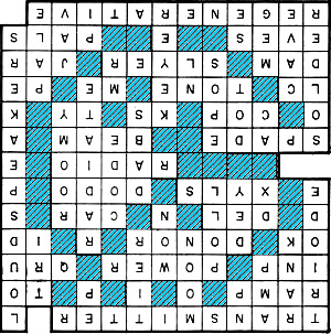 Crossword Puzzle Solution, December 1960 Popular Electronics - RF Cafe