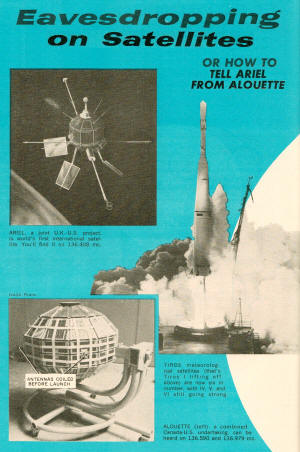 Eavesdropping on Satellites, February 1963 Popular Electronics - RF Cafe