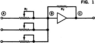 Analog summing circuit - RF Cafe