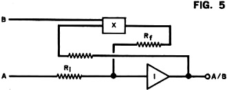 Analog division circuit - RF Cafe
