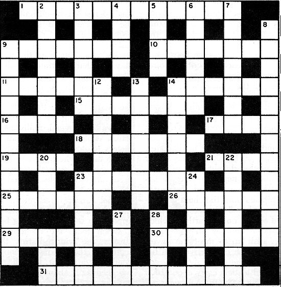 Electronics Crossword Puzzle, March 1973 Popular Electronics - RF Cafe