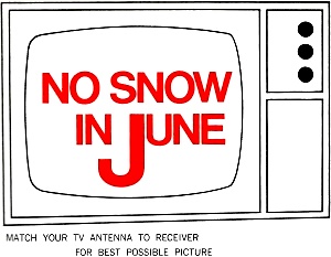 No Snow in June: Match Your TV Antenna to Receiver for Best Possible Picture, June 1970 Popular Electronics - RF Cafe