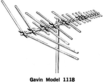 Gavin Model 1118 TV Anatenna - RF Cafe