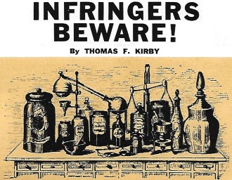 Patent Infringers Beware, July 1966 Popular Electronics - RF Cafe