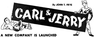Carl & Jerry: A New Company is Launched, October 1954 Popular Electronics - RF Cafe