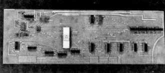 Component side of Altair 8800 Minicomputer circuit board - RF Cafe