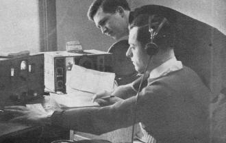 Two short-wave receiving sets used in recording the broadcasts - RF Cafe
