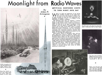 Moonlight from Radio Waves, February 1939 Popular Science - RF Cafe