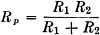 Parallel resistance equation - RF Cafe