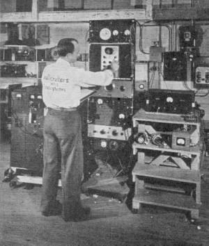 Each transmitter receives its "baptism of fire" before being packed for shipping - RF Cafe