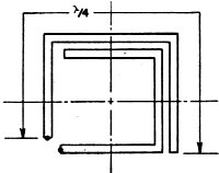 Overlapping square antenna - RF Cafe