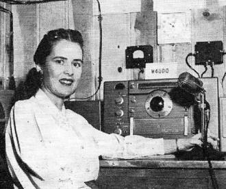 W4UDQ, Dorothy B. Wilson, working a station only 75 miles away - RF Cafe
