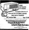 Lafayette Radio Electronics Advertisement, Evening Capital Newspaper, November 12, 1971 - RF Cafe