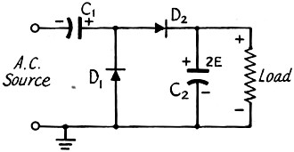 A practical half-wave voltage-doubling circuit - RF Cafe