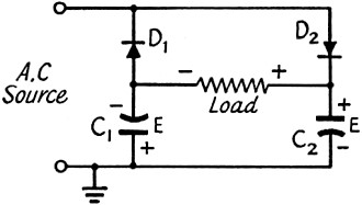 A full-wave voltage-doubling circuit - RF Cafe