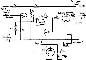 Changes in wiring required to convert the author's v.t.v.m. - RF Cafe