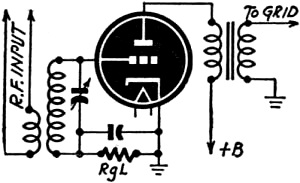 Grid-leak is like a diode detector - RF Cafe