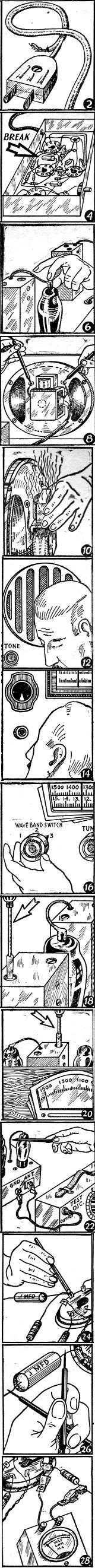 Radios Serviced by Observation (even numbered), September 1945, Radio Craft - RF Cafe