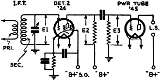 Elementary circuit of a typical I.F. amplifier - RF Cafe