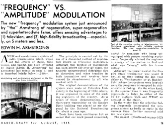 Frequency vs. Amplitude Modulation, August 1935 Radio-Craft - RF Cafe