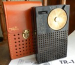 Vintage Regency TR1 TTransistor Radio & Leather Pouch - RF Cafe