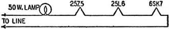 Lamp used as a high-wattage resistor - RF Cafe