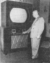Radio Month: John T. Frye, Giant Picture Tube, Television Sets, September 1950 Radio-Electronics - RF Cafe