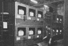 Life testing of large TV tubes - RF Cafe