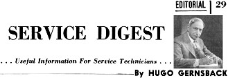 Service Digest, September 1953 Radio-Electronics - RF Cafe
