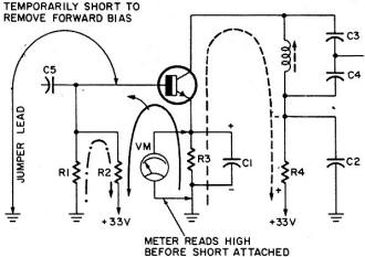 Jumper wire removes forward bias - RF Cafe