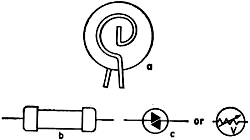 Drawings of two types of VDR's used in TV and other circuits - RF Cafe
