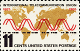 Intenational Telecommunications Union (ITU) commemorative stamp - RF Cafe