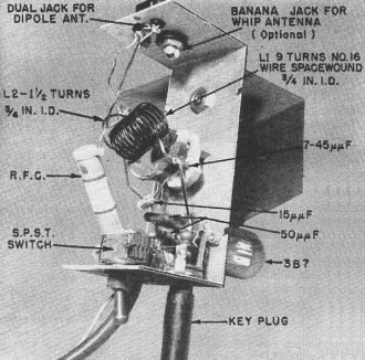 27-mc transmitter assembly - RF Cafe