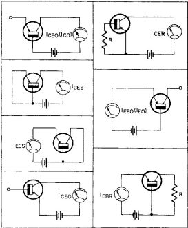 Transistor current designations between junctions - RF Cafe