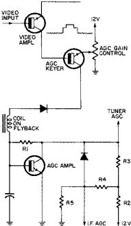 Transistorized AGC circuit - RF Cafe