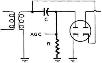 Diode circuit for agc takeoff - RF Cafe